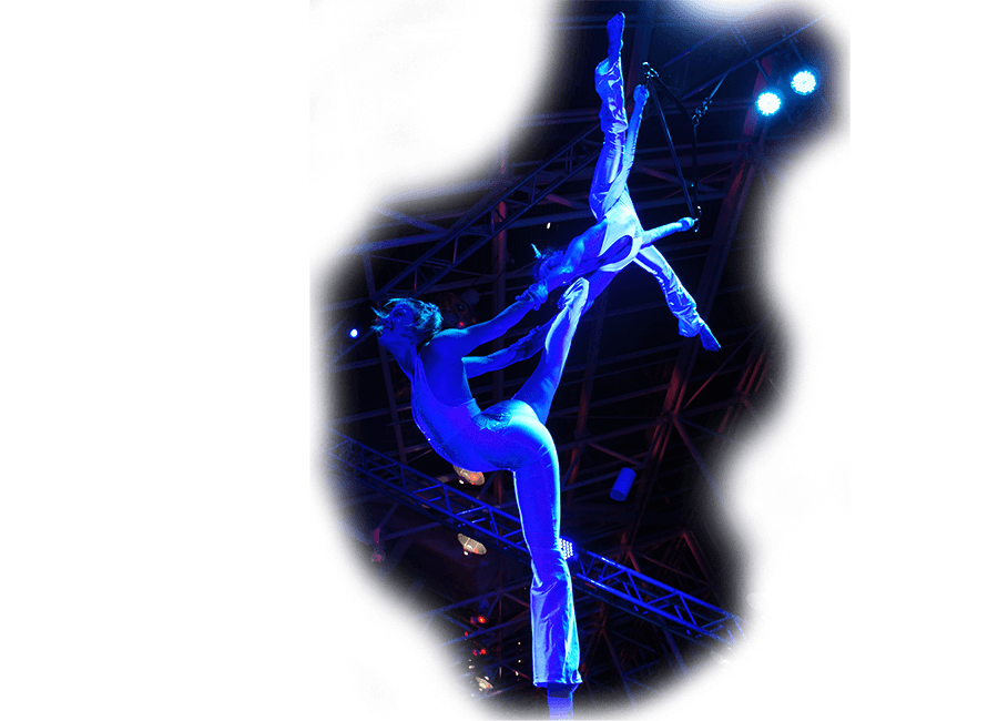 Kompanie Abgefahren Vertikaltuch Duo Floating Moments9